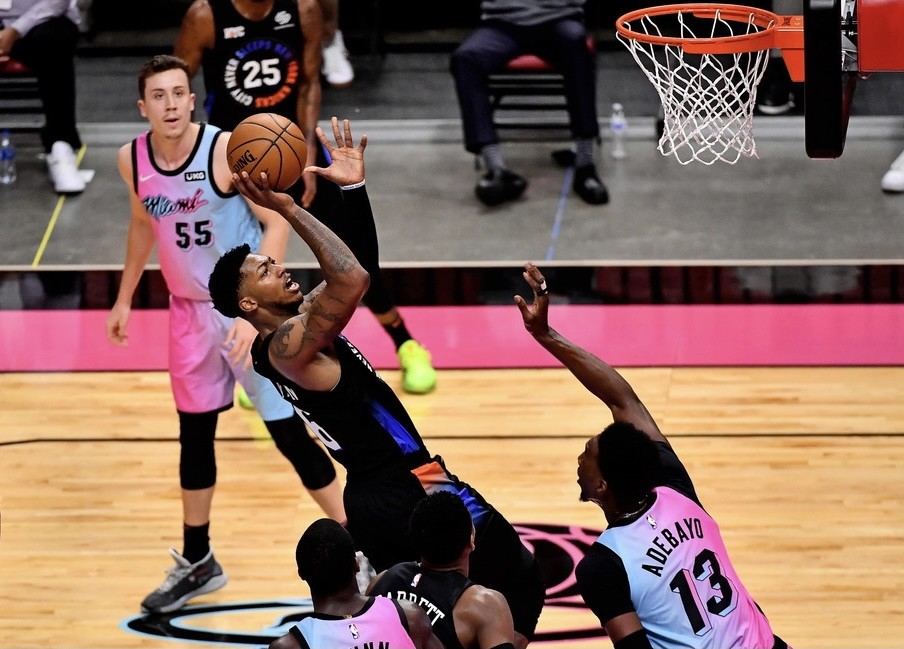 尼克斯完胜立陶宛男篮，阿德巴约打破历史纪录